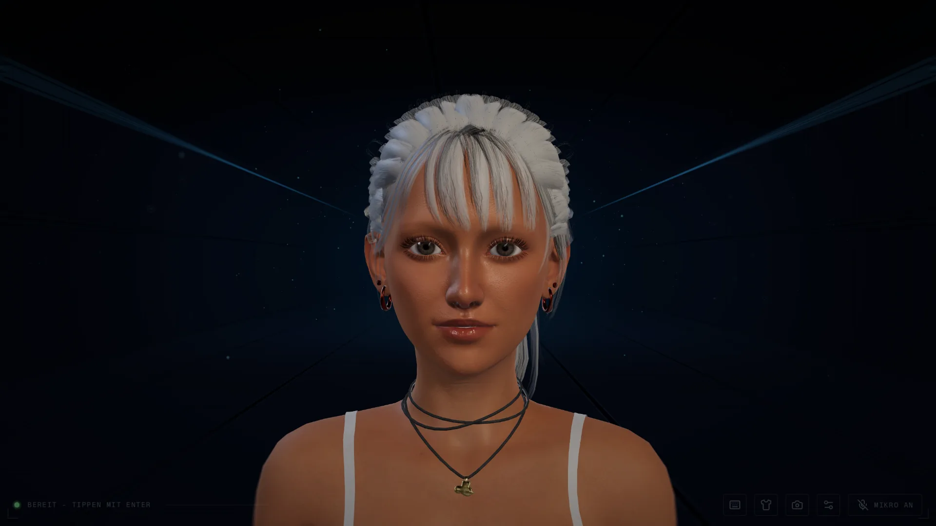 Evie im Programm AdenFace. Getippt ist die Frage: Evie, kannst du meinen Download-Ordner aufräumen? Evie nickt, darunter ihre Antwort als Untertitel: Klar. Ich sortiere alles in Bilder, Dokumente und Installationsdateien. Bevor ich etwas lösche, zeige ich dir die Liste.